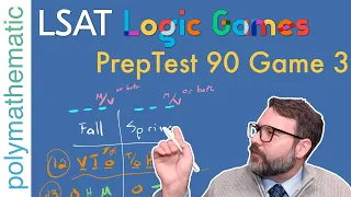 PrepTest 90 Game 3: In Out Game Re-Using Elements // Logic Games [#30] [LSAT Analytical Reasoning]