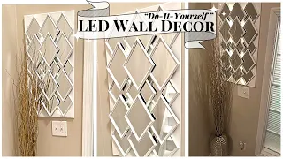 DOLLAR TREE LED WALL DECOR || $1.25 DIYs That Don’t Look Cheap || Part 3