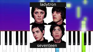 Ladytron - Seventeen  (Piano Tutorial)