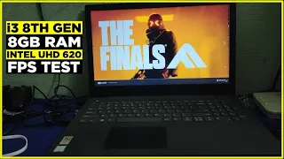 The Finals Game Tested on Low end pc|i3 8GB Ram & Intel UHD 620|Fps Test|