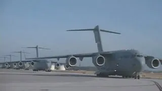 USAF C-17 Globemaster III Formation Air Drop (2008)