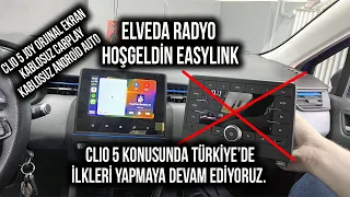 Clıo 5 orjinal multimedya Easylink montajı. Türkiye’de ilklere devam.