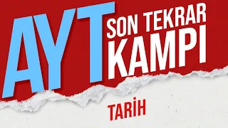 3 SAATTE AYT TARİH Full Tekrar | AYT Son Tekrar Kampı #kamp2023