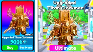 I GOT A NEW ULTIMATE CLOCKMAN!!😱I OPENED 100+ CASES💎| Roblox Toilet Tower Defense