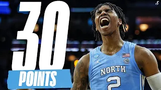 Caleb Love Goes OFF For 30 POINTS In The Sweet 16 Against UCLA!