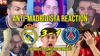 ANTI-MADRIDISTAS & BARCA FANS REACTION TO REAL MADRID VS PSG (PART 1) | FANS CHANNEL