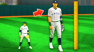 I Used The TALLEST Players in MLB