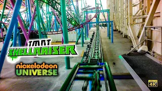 2023 TMNT Shellraiser Roller Coaster On Ride Front Seat  4K POV Nickelodeon Universe American Dream