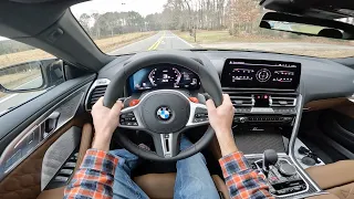 2024 BMW M8 Competition Convertible: POV Drive, Impressions and ASMR