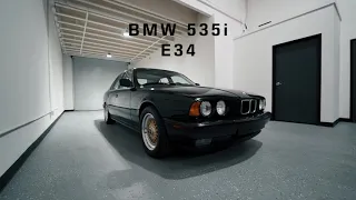 Classic BMW E34 535i 5 speed: Maintained like an airplane for over 30 years!