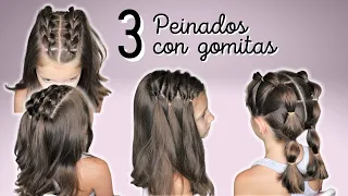 Peinados para niñas con gomitas