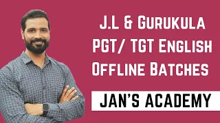 Gurukula English Pgt / Tgt English & JL English Classes #jansenglishacademy