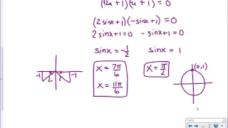 [IB Math SL] Exam Review: Solving Trig Equations