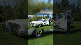 evolution of Police car (1940~2023) #viral