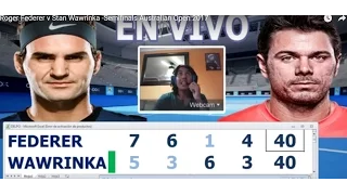 Roger Federer v Stan Wawrinka -Semifinals Australian Open 2017