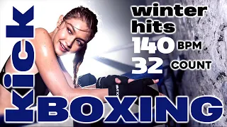 Kick Boxing Winter Workout Session Mixed Compilation for Fitness & Workout 140 Bpm ❄ 32 Count