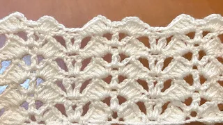 You do it! Only 2 Rows of Very Simple and Beautiful Crochet Stitch Pattern