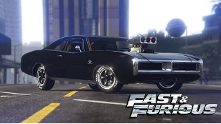 FAST AND FURIOUS - Dom's Charger Car Build!  - Gta 5