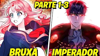 (1-3) Ela virou uma BRUXA e se APAIXONOU por um CAÇADOR de BRUXAS cruel - Manhwa Recap