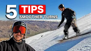 5 Tips for Smoother Snowboard Turns