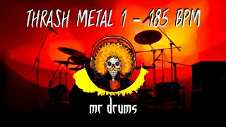 Thrash Metal 1 - 185 BPM | Backing Drums | Only Drums