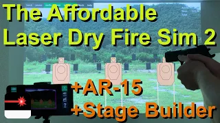 Dry Fire Laser Simulator for AR-15 and Handgun training @ DryFireOnline.com