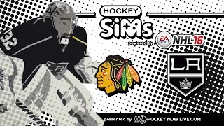 Blackhawks vs Kings (Hockey Sims on NHL 16)