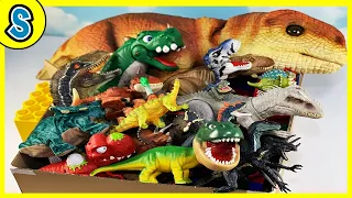 Jurassic World Premium Gift Box | Giant Dinosaur toys for kids camp cretaceous trex mattel