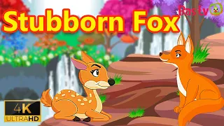 Stubborn Fox English | English moral stories || Story for All || Bas tv English