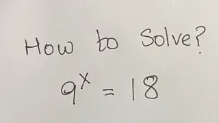 Norway Math Olympiad Question | A Nice Exponential Question