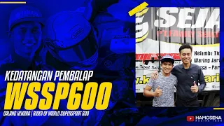 Kedatangan Pembalap WSSP600 | Galang Hendra