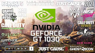 GeForce GT 1030 in 2021 60FPS - Test in 20 Games