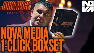 Unboxing Nova Media's John Wick Chapter 4 One-Click Bluray Steelbook Boxset