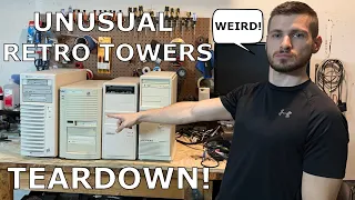 Let's look at some of the unusual vintage computer towers! From the Franklin eWaste haul.