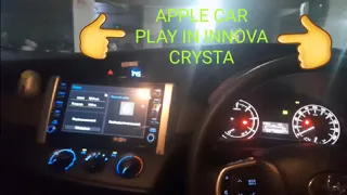 How to connect apple car play in innova crysta and fortuner bs6 2021 facelift