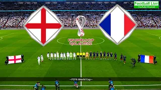 ENGLAND vs FRANCE | FIFA World Cup Qatar 2022 1/4 Final | Mbappe vs Kane | PES Gameplay