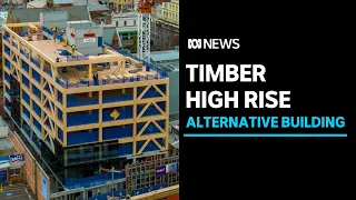 Construction of Tasmania's first timber high-rise building capturing industry attention | ABC News