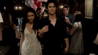 TVD 3x1 - Elena's 18th birthday party | Delena Scenes HD