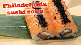 How to make Philadelphia sushi roll