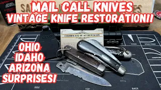 Mail Call Knives + Vintage Flea Market Hawkbill Restoration!
