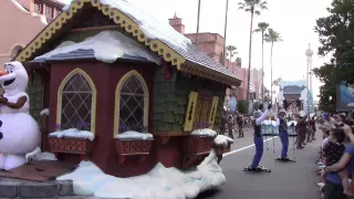 FROZEN Royal Welcome Parade at Disney's Hollywood Studios 2015