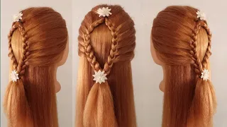 Beautiful Stylish Hairstyle For Wedding | Maaab Hairstyle