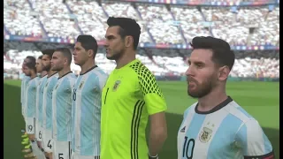 PES 2018 FULL GAMEPLAY - ARGENTINA vs BRAZIL - National Teams [PS4]