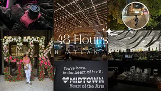 48 hours in Atlanta🛼 | colony square, stk, grwm, midtown + more