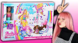 🌈 KALENDARZ ADWENTOWY BARBIE DREAMTOPIA 🧚🏼‍♀️ Martyna Zabawa