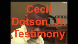 🐞Lester Street Survivor Cecil Dotson, Jr. || Trial Testimony