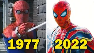 Evolution of Spider-Man Movies 1977 - 2021 (no way home reaction tobey maguire tom holland marvel)