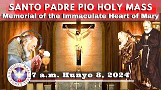 Catholic Mass Today Live at Santo Padre Pio National Shrine - Batangas.  8 Jun  2024  7a.m.