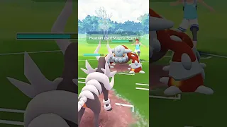 Mega Houndoom V/S Heatran PVP Fire Battle in #pokemongo