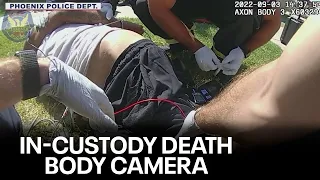 Body-cam video released of man who died in Phoenix Police custody